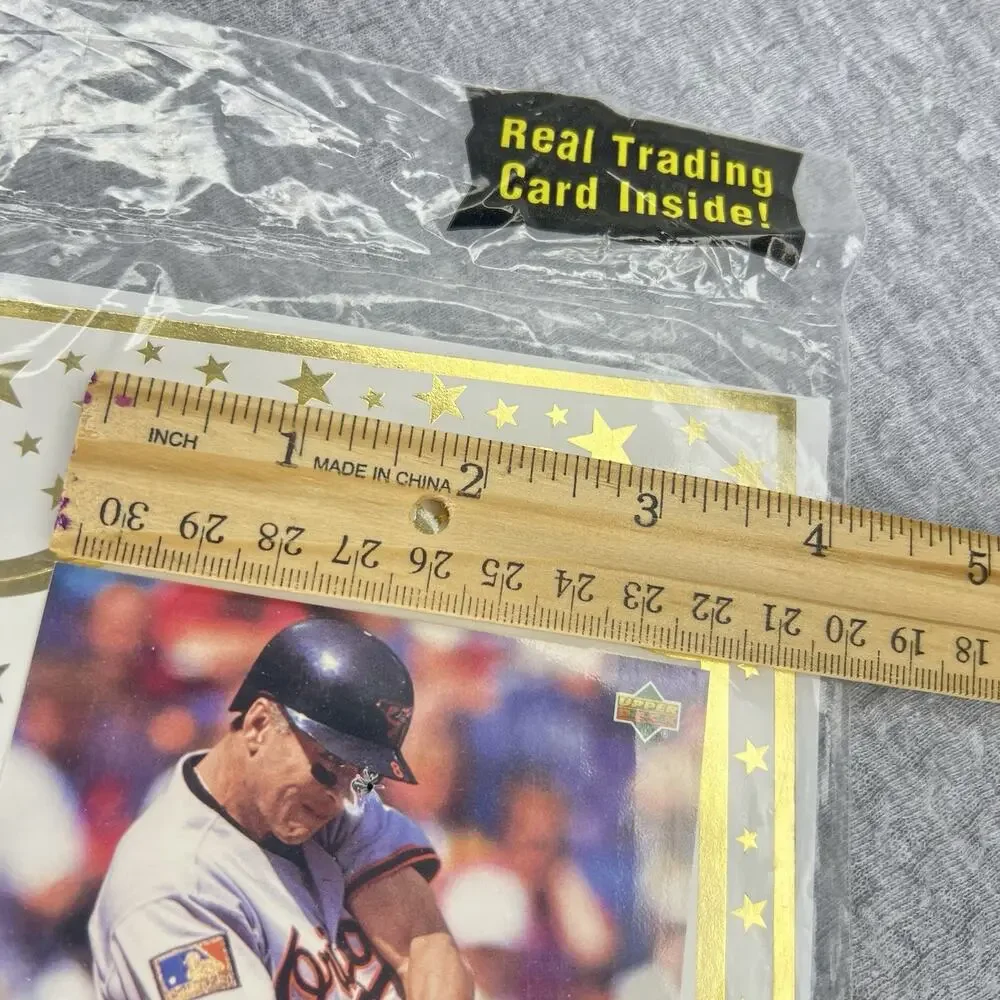 Cal Ripken Jr Baltimore Orioles Oversized Greeting Card Upper Deck Sealed 3x5”